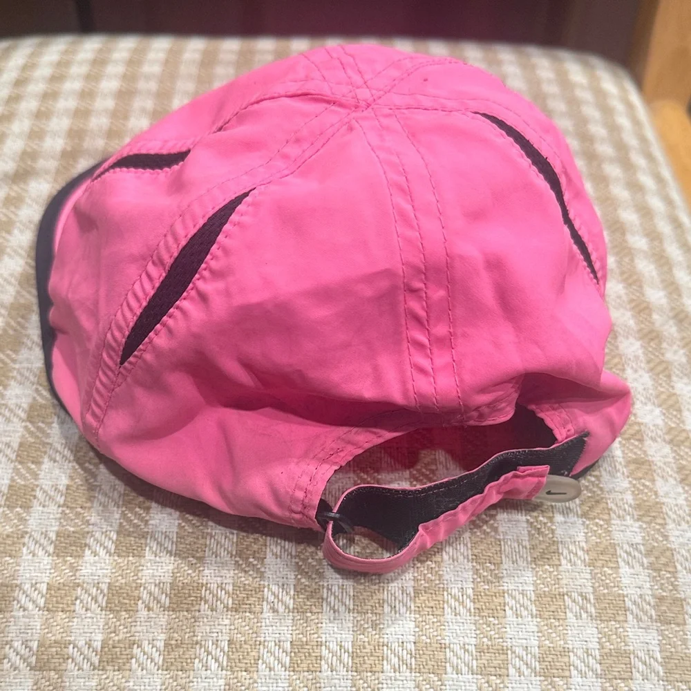Nike Kids Pink and Black Dri-FIT Running Cap